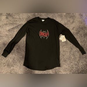 Lularoe Dracula Long Sleeve Shirt size Medium New With Tags Glow in the Dark